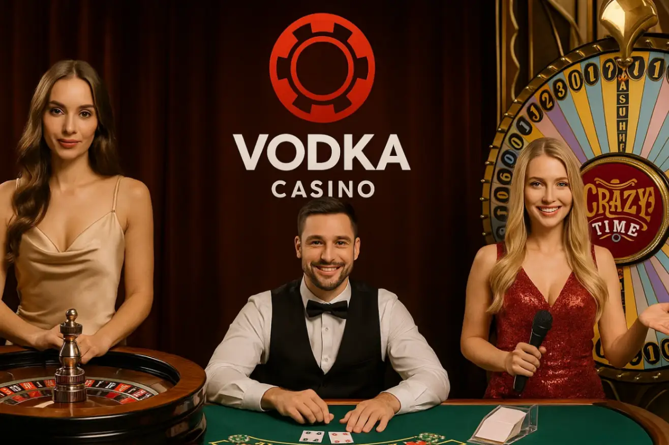 Лайв-игры в Vodka Casino: рулетка, блэкджек и шоу Crazy Time в 2025